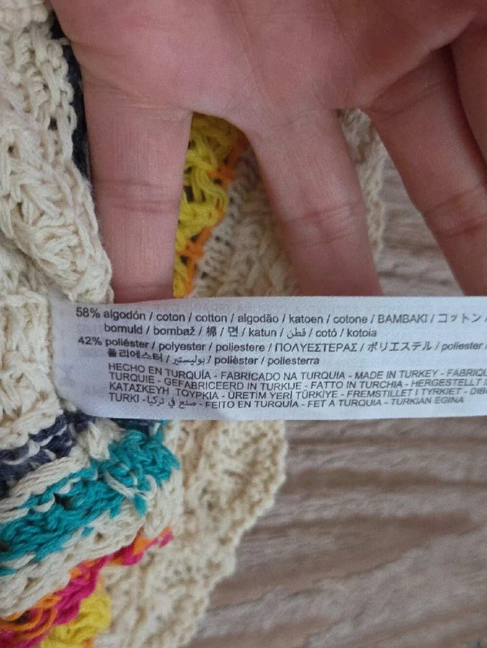 Zara crochet scoop
